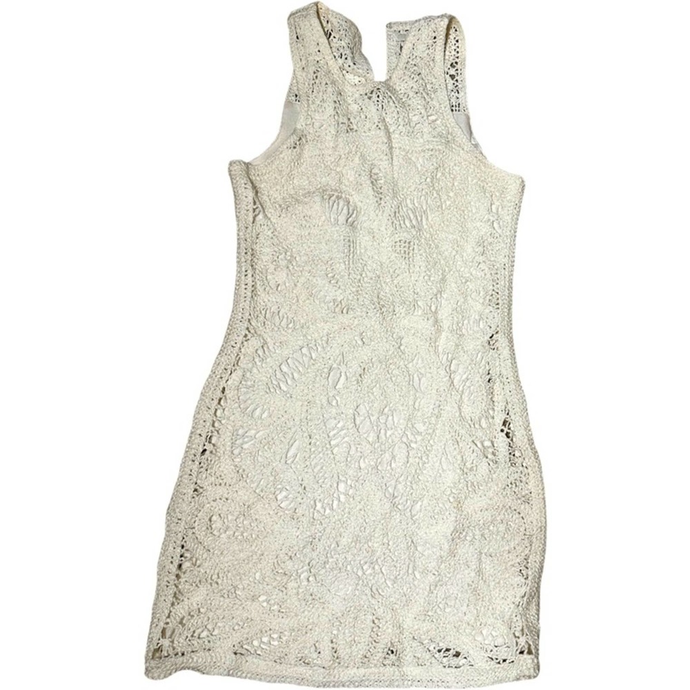 Crochet Sleevless Bodycon Dress